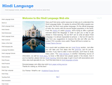 Tablet Screenshot of hindilanguage.org